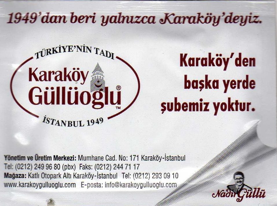 0083 Güllüoğlu - Karaköy